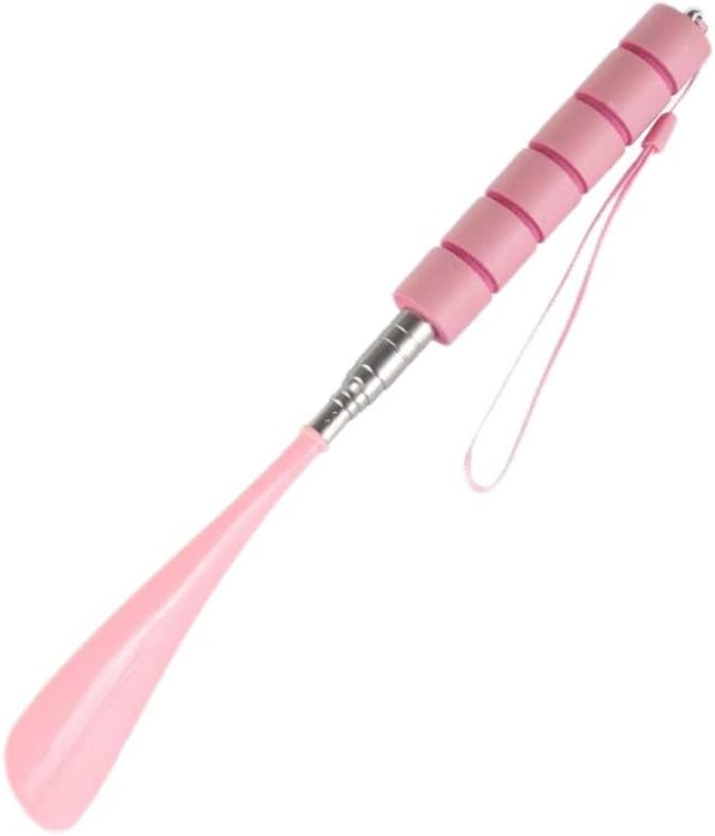 Telescoping Long Handle Shoe Horn, Stainless Steel Shoehorn, 1 Pack