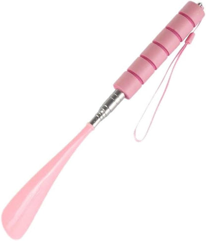 Telescoping Long Handle Shoe Horn, Stainless Steel Shoehorn, 1 Pack