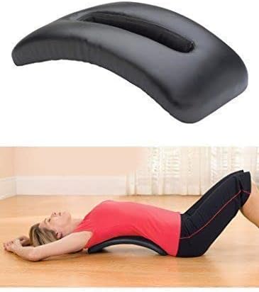 Freshnewlooks- Faux Leather Padded Arched Back Stretcher - Great for Back Stretch and Usage as a Spine Board