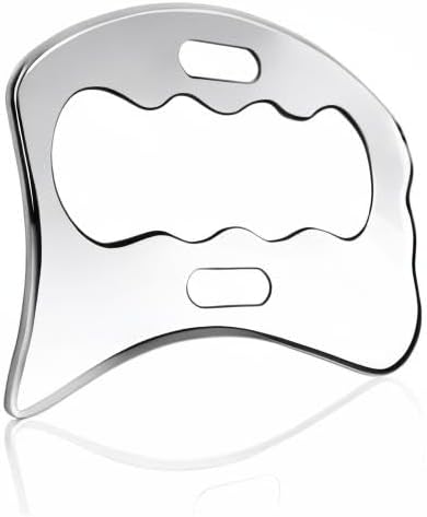 Gua Sha Scraping Tool Stainless Steel, Body Massage for Neck Back