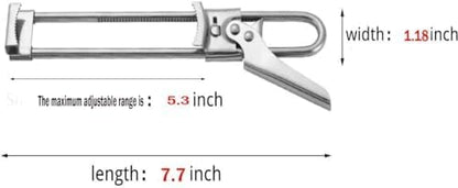 Master Jar & Bottle Opener,Adjustable Multifunctional Stainless Steel Can Opener Jar Lid Gripper,Manual,Kitchen Accessories（Silver）