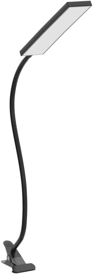 Vansuny Clip on LED Desk Lamp, Eye-Caring USB Reading Light for Home Office