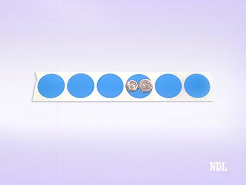 Blank Color Coding Stickers, Writable Surface â€“ 500 Permanent Labels per Roll (Yellow Fluorescent, 1.5" Circle)
