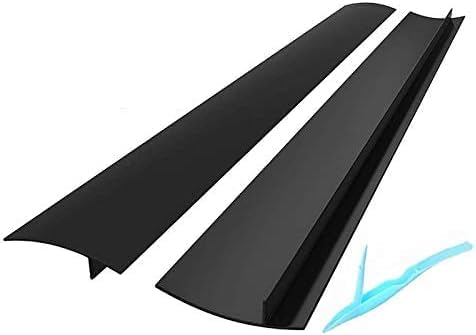 2 Pack Silicone Stove Counter Gap Cover, 21 inch Long Kitchen Counter Gap Filler