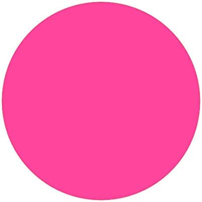 Blank Color Coding Stickers, Writable Surface â€“ 500 Permanent Labels per Roll (Yellow Fluorescent, 1.5" Circle)