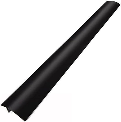 Silicone Stove Gap Covers (1 Pack), Heat Resistant Oven Gap Filler Seals Gaps Between Stovetop and Counter, Easy to Clean 21 Inches, Black