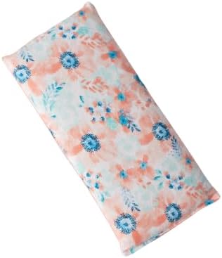 Large Microwave Heating Pad with Flax Seed, Scented or Unscented, Good for Back Pain or Cramps, Moist Heat Therapy or Ice Pack, Microwavable Bean Bag, 6" x 12" (Mushroom, Lavender & Peppermint)
