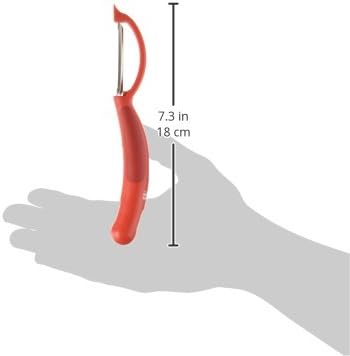 Kuhn Rikon Serrated Piranha “Swivel” Peeler 7.25” Green