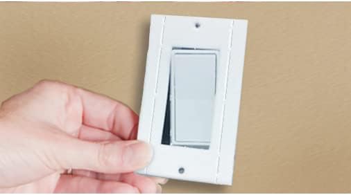 Duck Brand Wall Socket Sealers, 2-1/2 in. x 4.31 in. (White) / 12-Pack