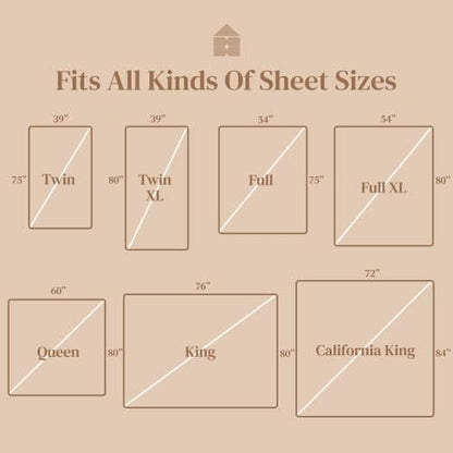 FeelAtHome Criss-Cross Bed Sheet Holders, 2 PCS Black, Mattress Straps