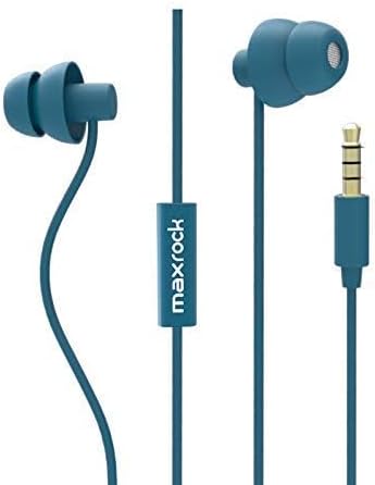 MAXROC Sleep Earplugs - Noise Isolating Ear Plugs Sleep Earbuds Headphones with Unique Total Soft Silicone Perfect for Insomnia, Side Sleeper, Snoring, Air Travel, Meditation & Relaxation(Black)