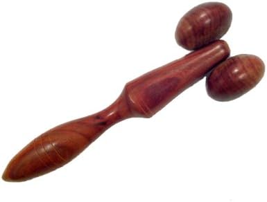 Thai Traditional Reflexology Foot Massage Wooden Roller - Face Massage Tool