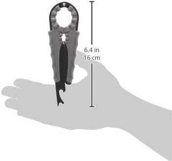 Jokari Multi Bottle Opener for Jars Bottles and Cans 3 in 1 Easy Grip Lid | Weak Hands Twist Caps Pull Tabs, Small Lids Arthritis Aid Manual Kitchen, Open Jars, Bottles, and Cans with