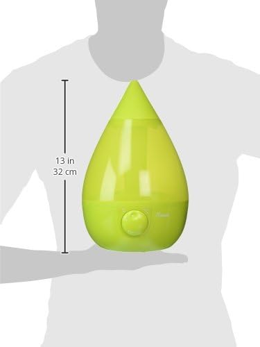 Crane Ultrasonic Cool Mist Humidifier for Bedroom, Baby Nursery, Kids Room, Plants, or Office, Large 1 Gallon Tank, Filter Optional, Blue and White