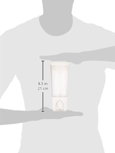 Better Living Products 72350 Clear Choice 3-Chamber Shower Dispenser, White