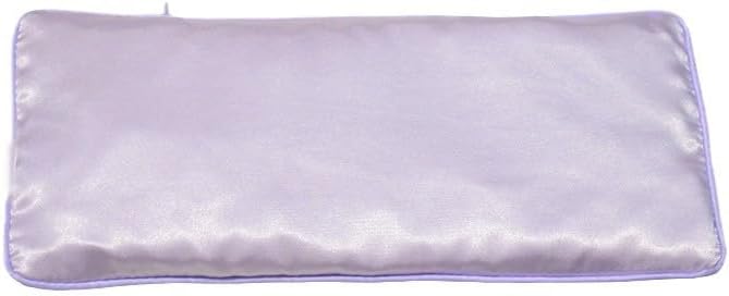 Flexseed Eye Pillow, Hot or Cold Weighted Satin Eye Mask, Microwaveable Moist Heat Eye Compress, Unscented Washable, Perfect for Sleeping, Yoga, Migraine Relief, Pack of 2(Flexseed)