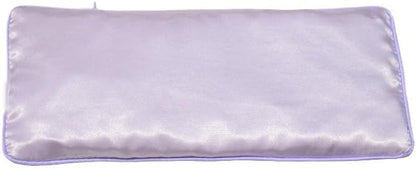 Flexseed Eye Pillow, Hot or Cold Weighted Satin Eye Mask, Microwaveable Moist Heat Eye Compress, Unscented Washable, Perfect for Sleeping, Yoga, Migraine Relief, Pack of 2(Flexseed)