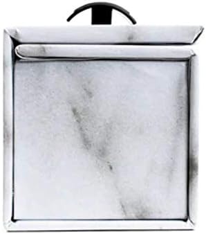 ChicWrap Carrara Marble Aluminum Foil Dispenser - Includes 12"x30' roll | Reusable Aluminum Foil Dispenser with Four Non-Slip Rubber Feet