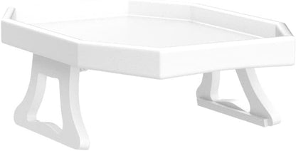 Sofa Arm Clip Table, Armrest Tray Table, Drinks/Remote Control/Snacks Holder … (Platic, Brown)