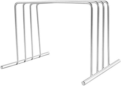 Commercial Cutting Board Rack, Fits 1" Thick Baking Pans and Sheets for Organizer - NSF Stainless Steel, Holds 6 Boards