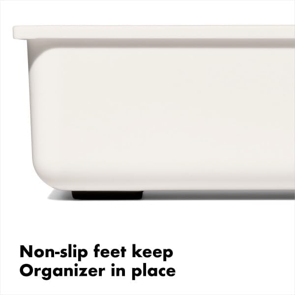 OXO Good Grips Kitchen, Compact Spice Drawer Organizer, White