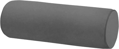 Neck Roll Pillowcases Velvet Cylindrical Pillow Covers 16"x6" with Hidden Zipper for House Home Decor Neck Roll Pillow Cervical Neck Roll Memory Pillow Cylinder Round Cushion (Black, 16x6)