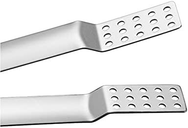 ARFUKA 3pcs Tea Bag Squeezer Stainless Steel Tea Bag Holder Tea Bag Tongs Tea Bag Spoon Tea Bag Strainer Clip for Gripping Ice Cubes Tea Bags for Loose Tea Loose Leaf Gripping Ice Cubes, Silver