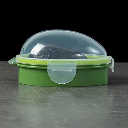 3 in 1 Avocado Slicer Tool and Saver Keeper,Avocado Pit Remover and Cutter as knife peeler scoop with Comfort-Grip Handle (Green-(Slicer+Saver))