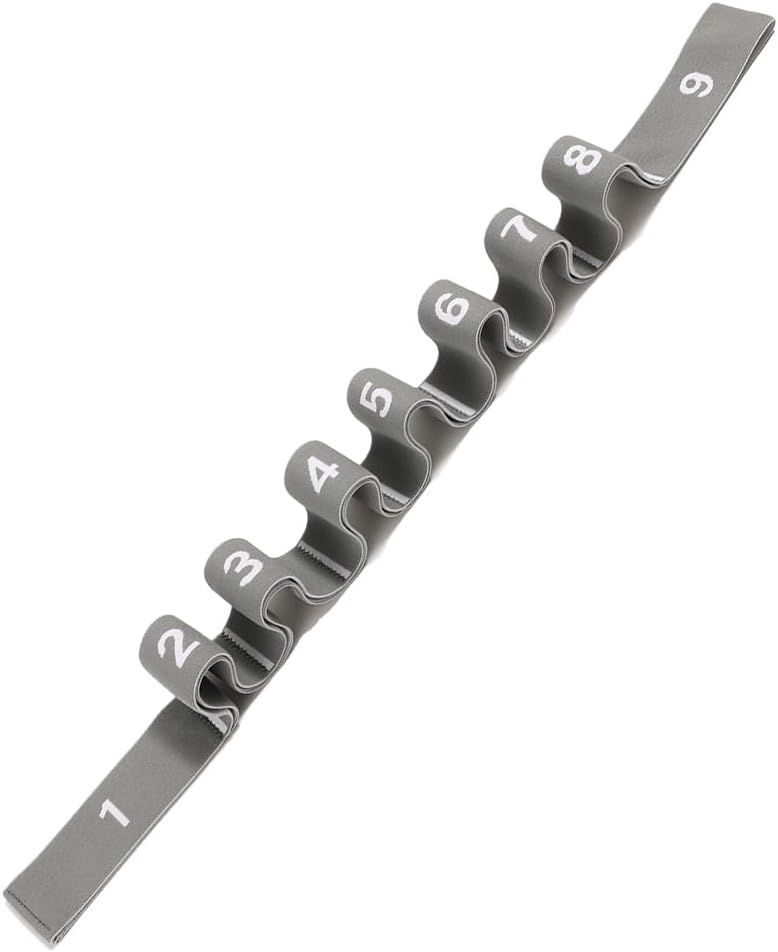 Stretching Strap with Loops Foot and Calf Stretcher Yoga Elastic Band for Exercise