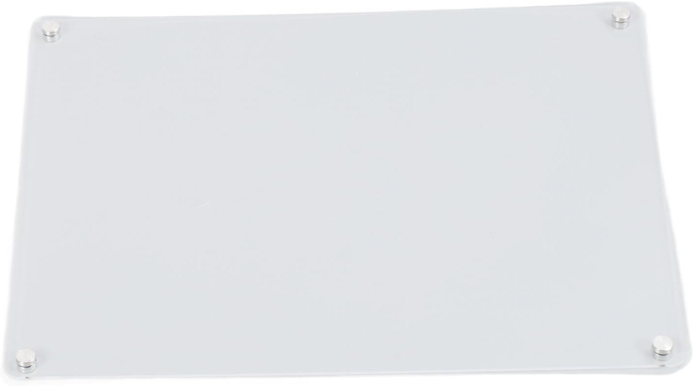 40x30 CM Acrylic Magnetic Dry Erase Board, Clear Magnetic Whiteboard to Do List White Board Acrylic Chore Chart for Refrigerator