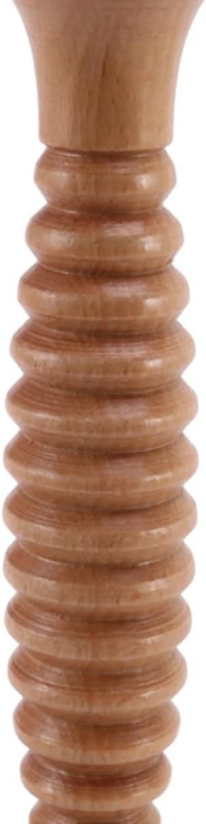 Set of 2 Natural Wooden Foot Massager Rollers for Plantar Fasciitis, Stress Relief, and Reflexology