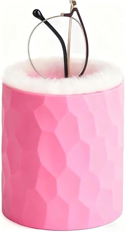 Glasses Case Eyeglass Holder Night Stand Plush Lined Holder,Cute Eyeglass Case Eye Glass Stand Case,Storage Organizer
