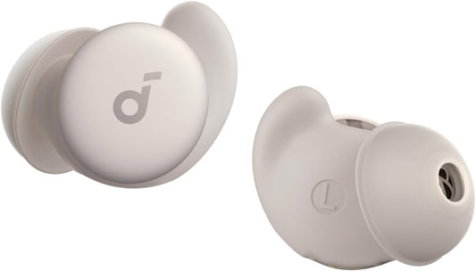 Soundcore Sleep Earbuds Set by Anker with Comfortable Ear Tips and Wings | 30 dB High-Frequency Noise Reduction, Side Sleeper Comfort, 80H Playtimae, Stream Content via Bluetooth 5.3, Sleep Tracking