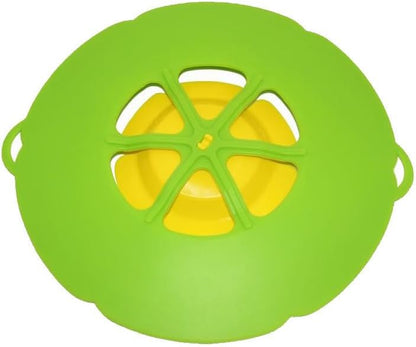 2 pack spill proof cookware lid covers, pot lid silicone anti overflow cover