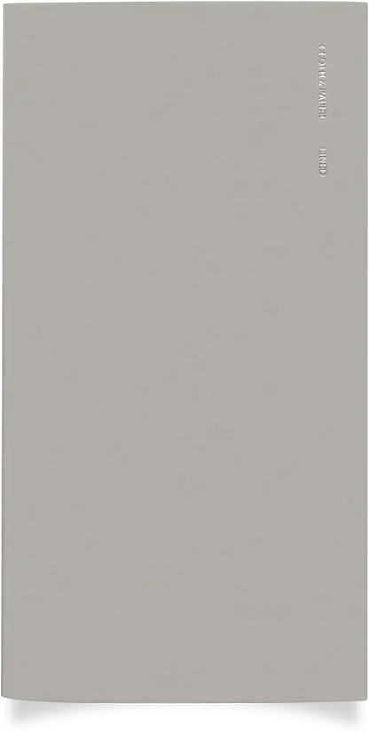 Cloth & Paper Travel Notebook | Daily Wellness Planner – Smoked Salt | Pocket Plus Wellness Planner 3.2" x 6" | Habit Tracker & Self Care Journal for Goals, Gratitude & Reflection – Soft Touch Cover