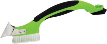 Warner Manufacturing 3-in-1 Caulk Tool for Easy Removal and Application, Scraper, Brush and Applicator,Green