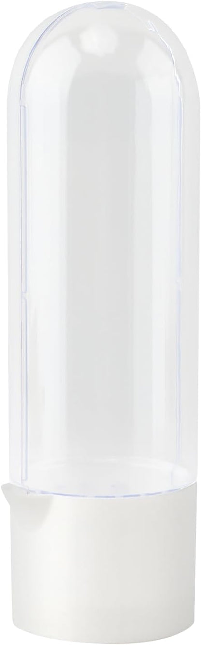 Fresh Herb Saver Cilantro Storage Containers for Refrigerator, Transparent Herbs Saver fits Fridge Asparagus Parsley Mint Leaves, Keeps Greens Vegetables for 2-3 Weeks(SIZE:2 pcs)
