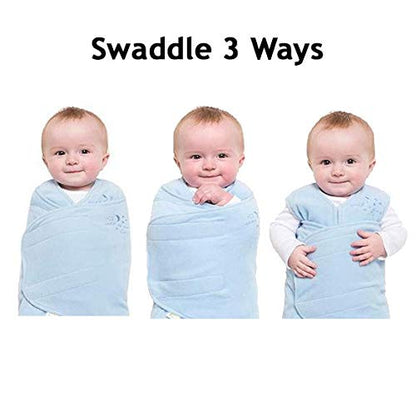 HALO 100% Cotton Sleepsack Swaddle, 3-Way Adjustable Wearable Blanket, TOG 1.5, Pink Floral, Newborn, 0-3 Months - Colors B
