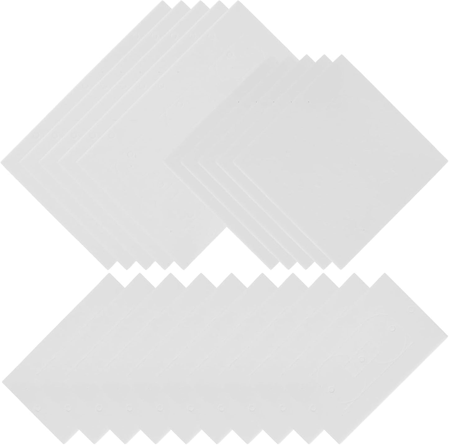 Healifty 20pcs Electrical Outlet Insulation Gasket Foam Pads with Self-adhesive Back for Comprehensive Sealing and Noise Reduction, Fits Most Standard Sockets, Suitable for Residential
