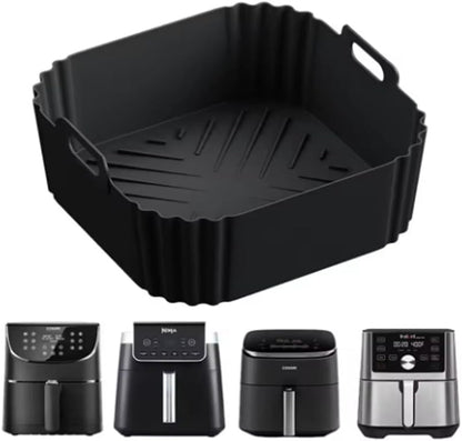 Airfryer AF180 Accessories for Ninja Foodi Dual Drawer AF140 180 AF141 AF181 UK, Silicone Mould for Ninja Hot Air Fryer AF140 EU Oven Microwave, for Philips NA230 COSORI 5.5L