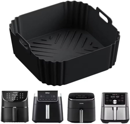 Airfryer AF180 Accessories for Ninja Foodi Dual Drawer AF140 180 AF141 AF181 UK, Silicone Mould for Ninja Hot Air Fryer AF140 EU Oven Microwave, for Philips NA230 COSORI 5.5L