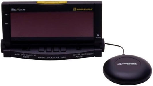Clarity 600 Wake Assure Alarm Clock with Bed Shaker