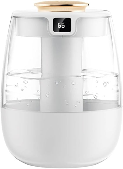 Humidifier for Bedroom,1.8L Cool Mist Humidifier with Night Light, Humidifiers for Home and Plants Baby Room with 20dB Quiet,Waterless Auto-Off