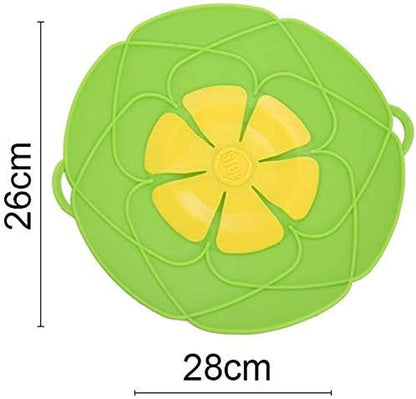 2 Pack Spill Stopper Lid Cover, 10.2 inch and 11 inch, Boil Over ‎Spill Stopper, Microwave Splatter Food Cover, BPA-Free Silicone Lids and Dishwasher Safe, for Home Kitchen