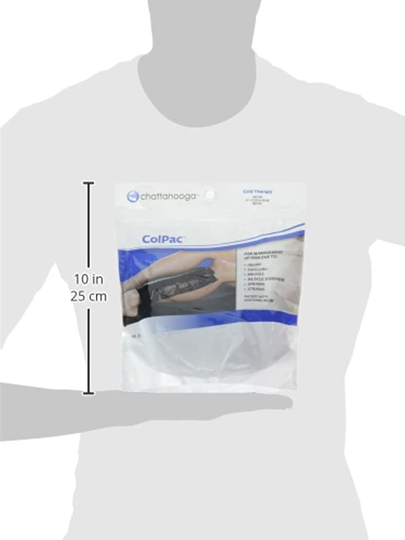 Chattanooga ColPac Reusable Gel Ice Pack Cold Therapy for Knee, Arm, Elbow, Shoulder, Back for Aches, Swelling, Bruises, Sprains, Inflammation (11"x14") - Blue