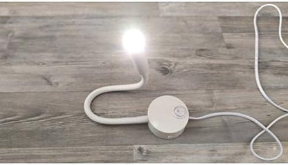 2-Pack Wall Mounted LED Reading Lamp Focused 25° Spotlight for Bedroom headboard Marine Cabin Boat Yacht Interior Light Hotel Suite Hospital Patient Room Bedside Sconce 4.92ft Cord