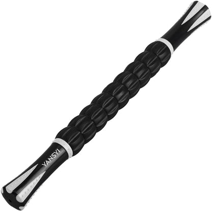 YANSYI Professional 9-Roller Deep Tissue Massage Stick - Portable Muscle Recovery Roller for Athletes, Relieves Post-Workout Soreness & Leg/Back Pain - Portable Physio Tool (Blue 1)