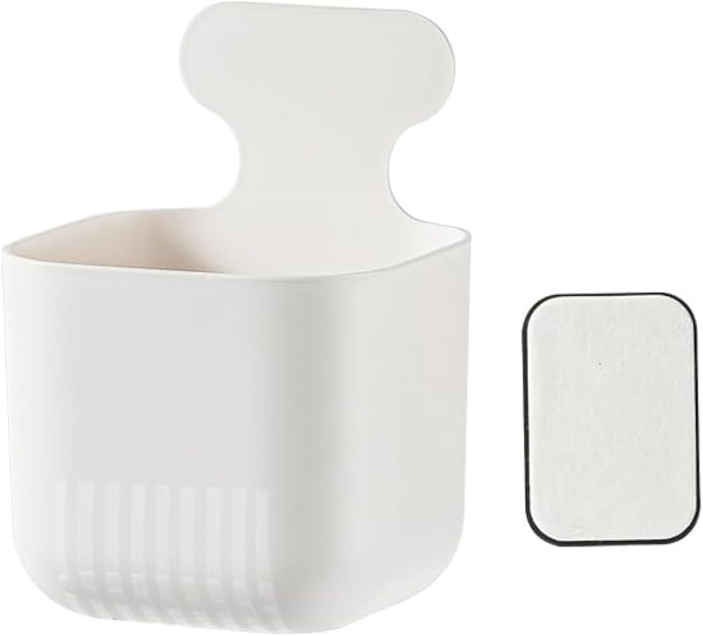 Fridge Magnetic Cup Storage Rack, Magnetic Locker Organizer for Pen, Holder for Laundry, Board, Desks, Dresser, White