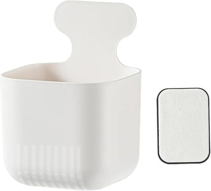 Fridge Magnetic Cup Storage Rack, Magnetic Locker Organizer for Pen, Holder for Laundry, Board, Desks, Dresser, White