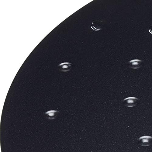 KitchenCraft Frying Pan Splatter Guard Lid with Handle, Metal Pan Lid, Dishwasher-Safe 31 cm (12''), Black